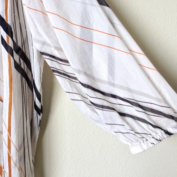 LAPIS-Silk Off the Shoulder Drop Tie Waist Top - Picture 6 of 12